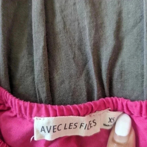 Women's Avec les Filles Hot pink stretchy dress - XS Like New - Picture 4 of 6